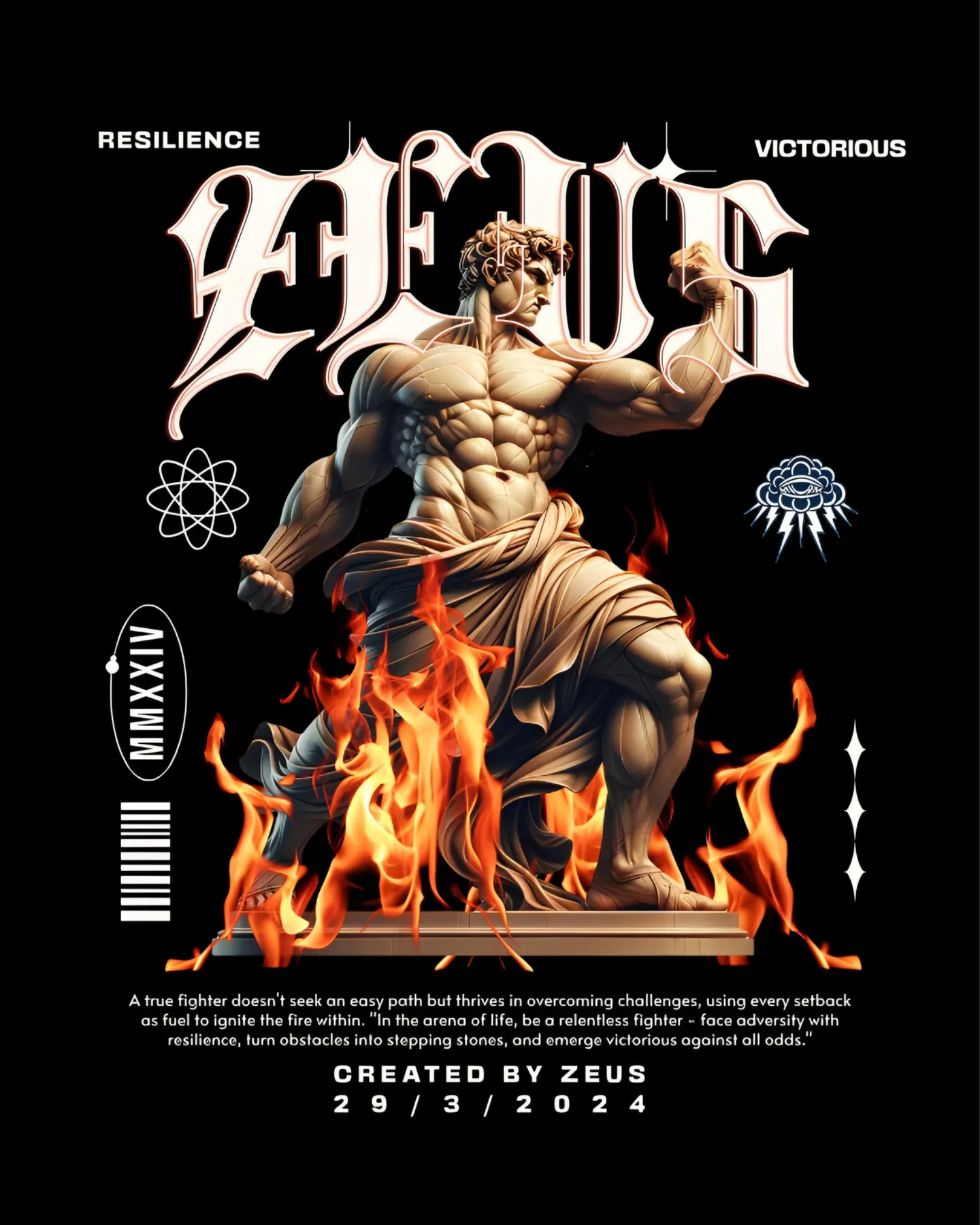 Street wear poster design by FRAZE Creative